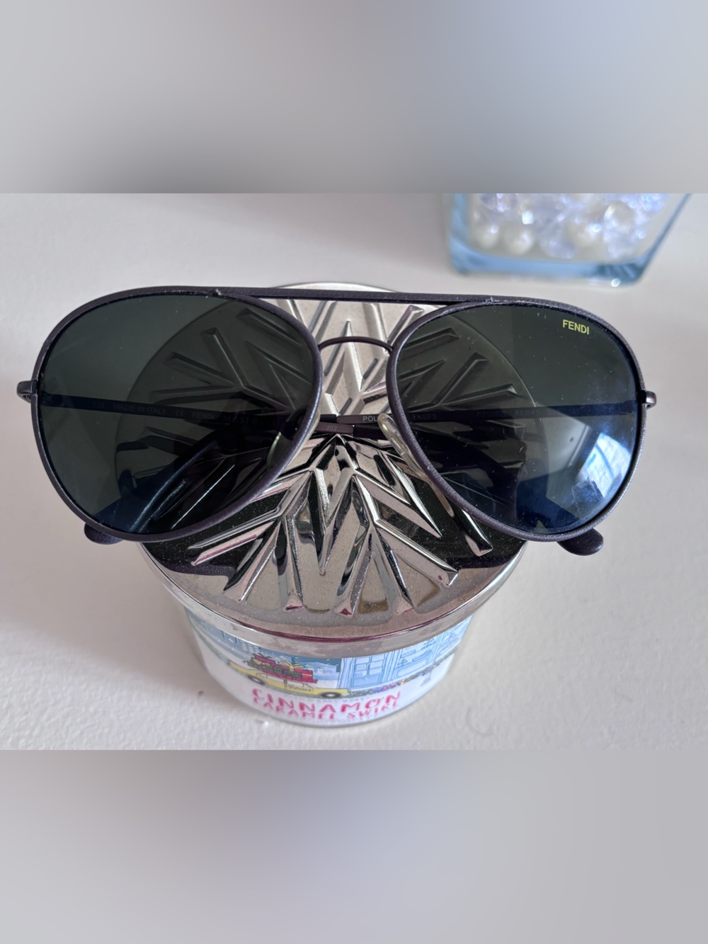 Fendi / Maserati Aviator Sunglasses / purple-grey / Polarized lenses